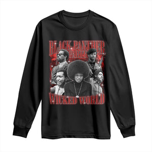 Black Panther Party Long Sleeve Shirt Black History Month - African Pride