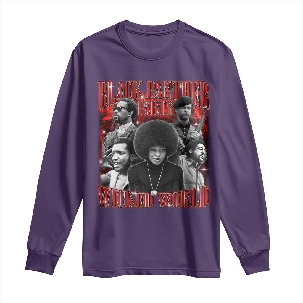 Black Panther Party Long Sleeve Shirt Black History Month - African Pride