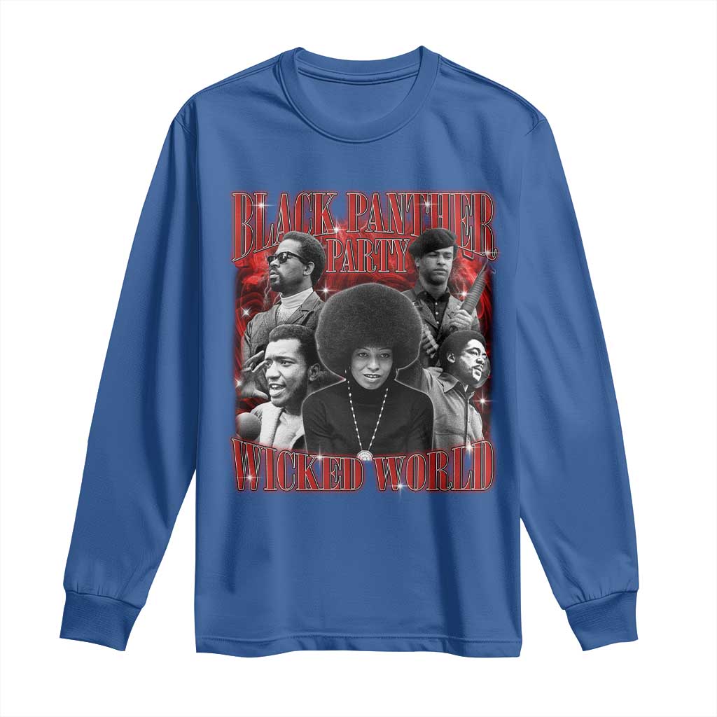 Black Panther Party Long Sleeve Shirt Black History Month - African Pride