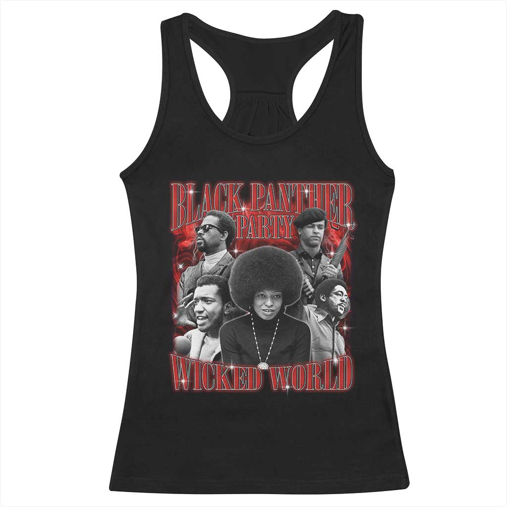 Black Panther Party Racerback Tank Top Black History Month - African Pride