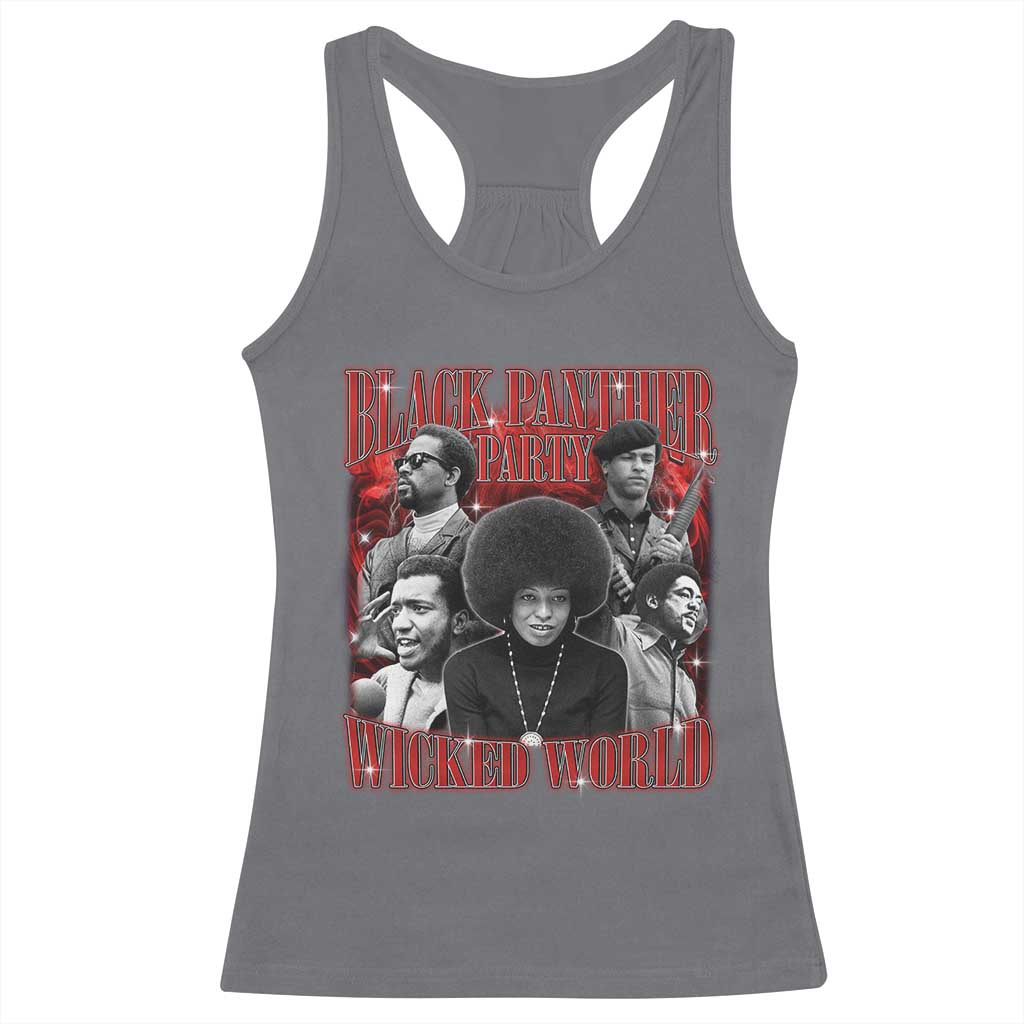 Black Panther Party Racerback Tank Top Black History Month - African Pride