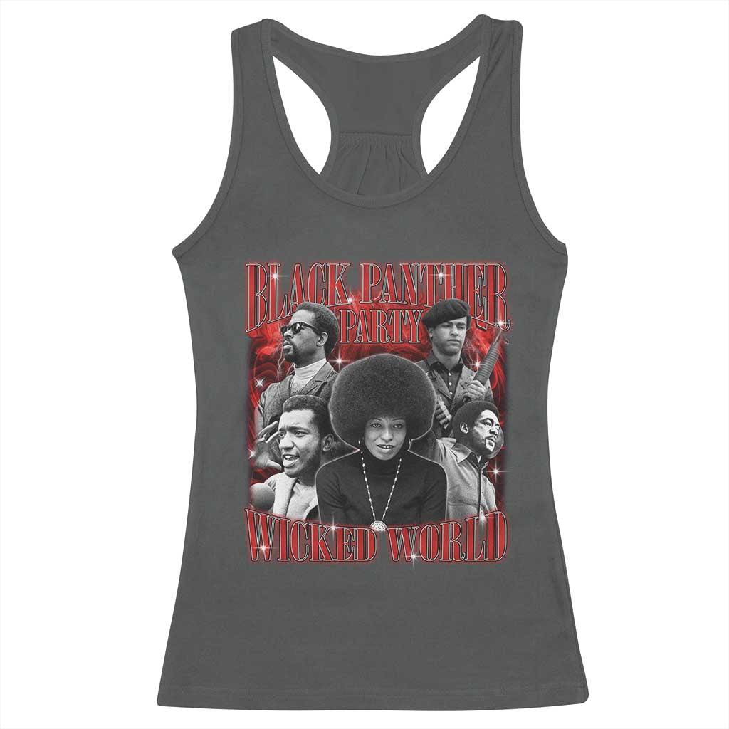 Black Panther Party Racerback Tank Top Black History Month - African Pride