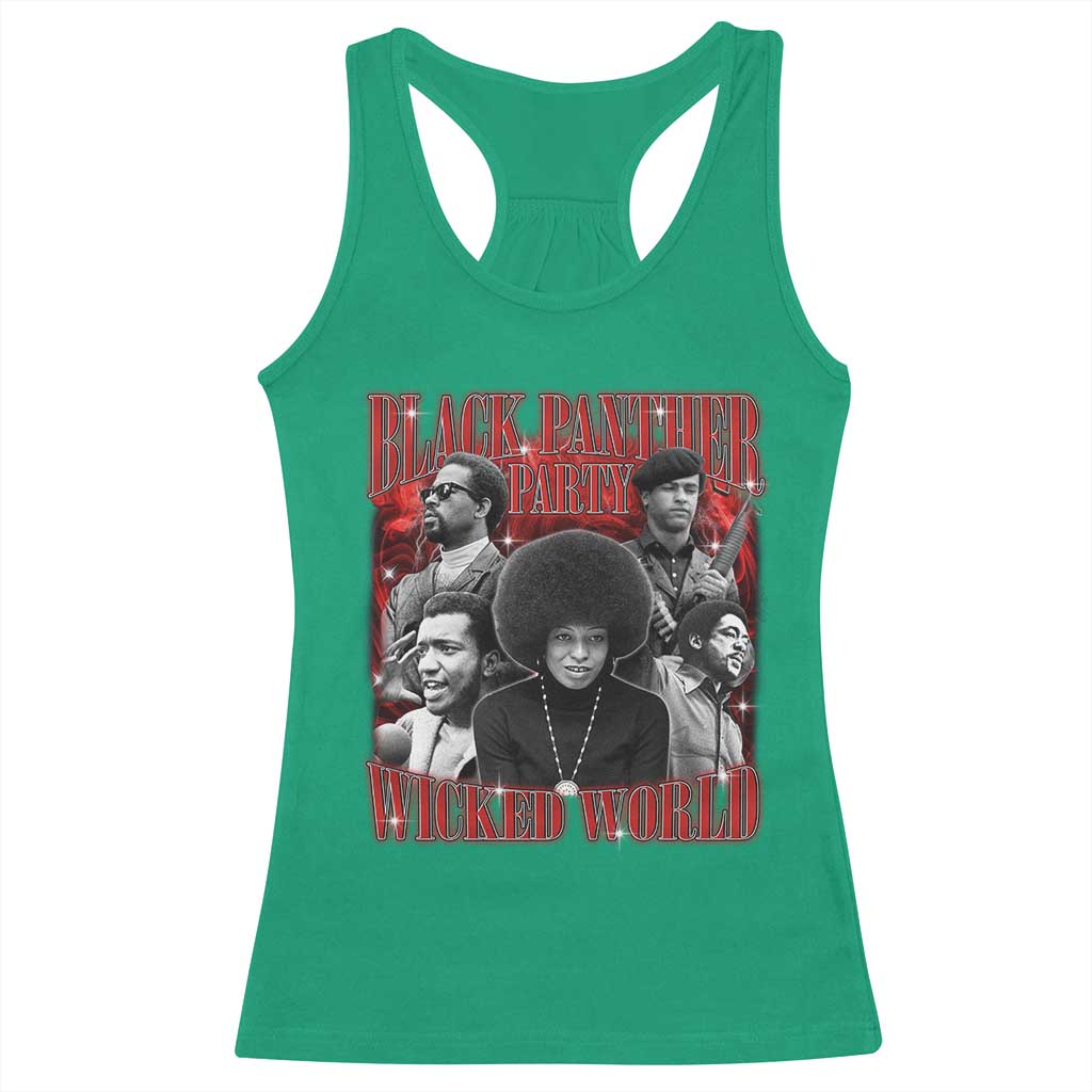 Black Panther Party Racerback Tank Top Black History Month - African Pride