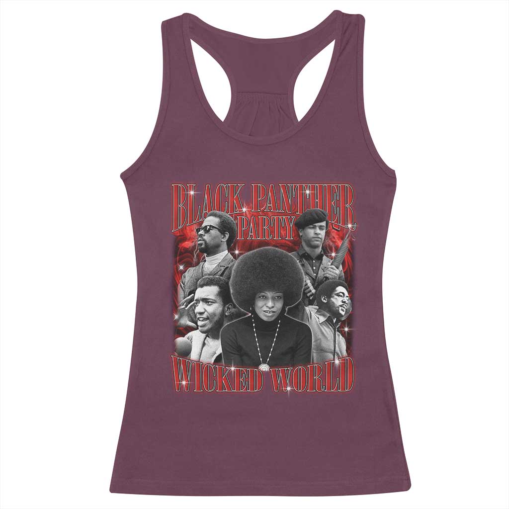 Black Panther Party Racerback Tank Top Black History Month - African Pride