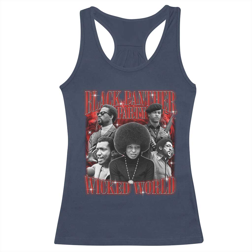 Black Panther Party Racerback Tank Top Black History Month - African Pride