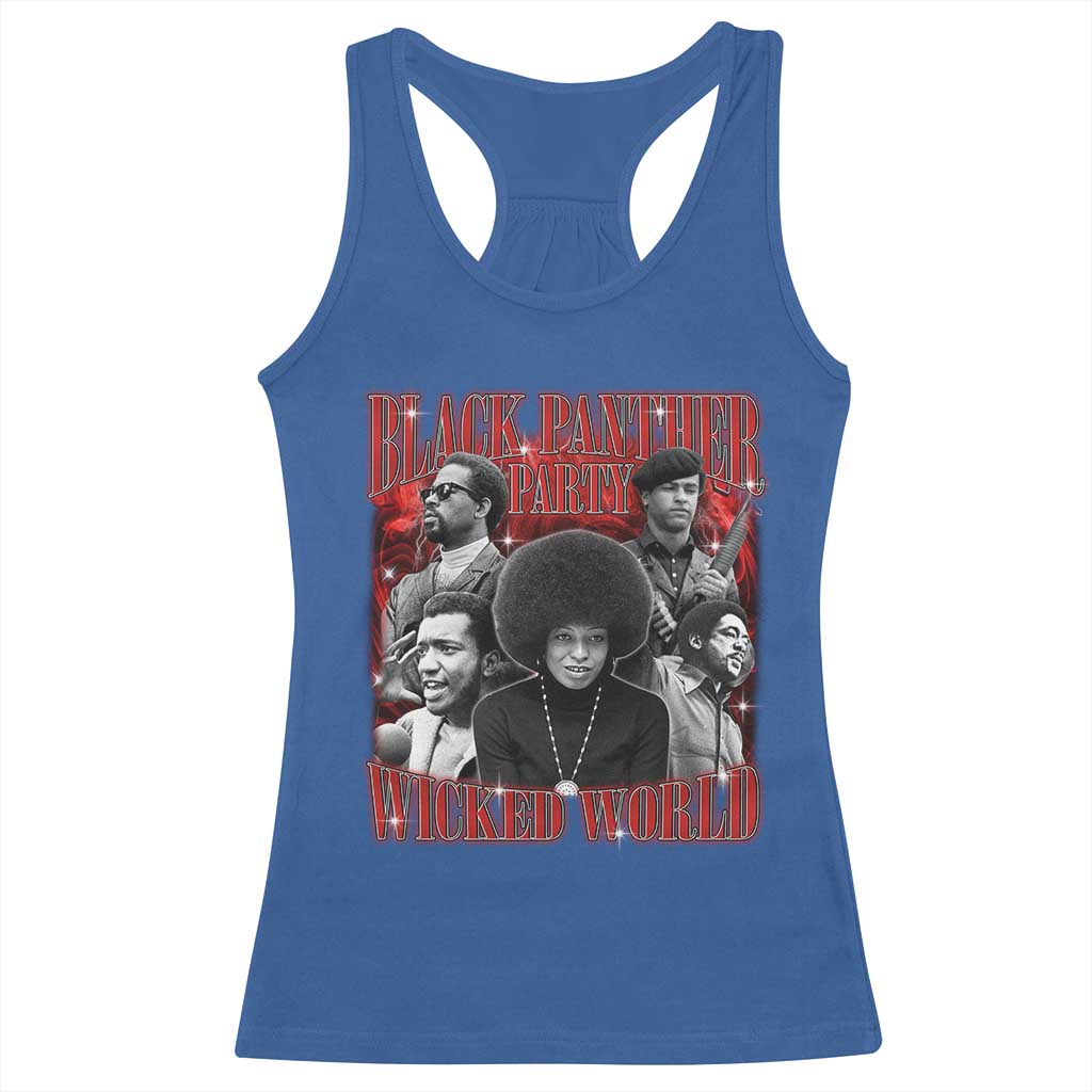 Black Panther Party Racerback Tank Top Black History Month - African Pride