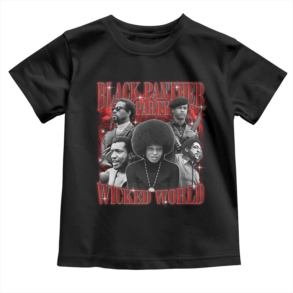 Black Panther Party Toddler T Shirt Black History Month - African Pride