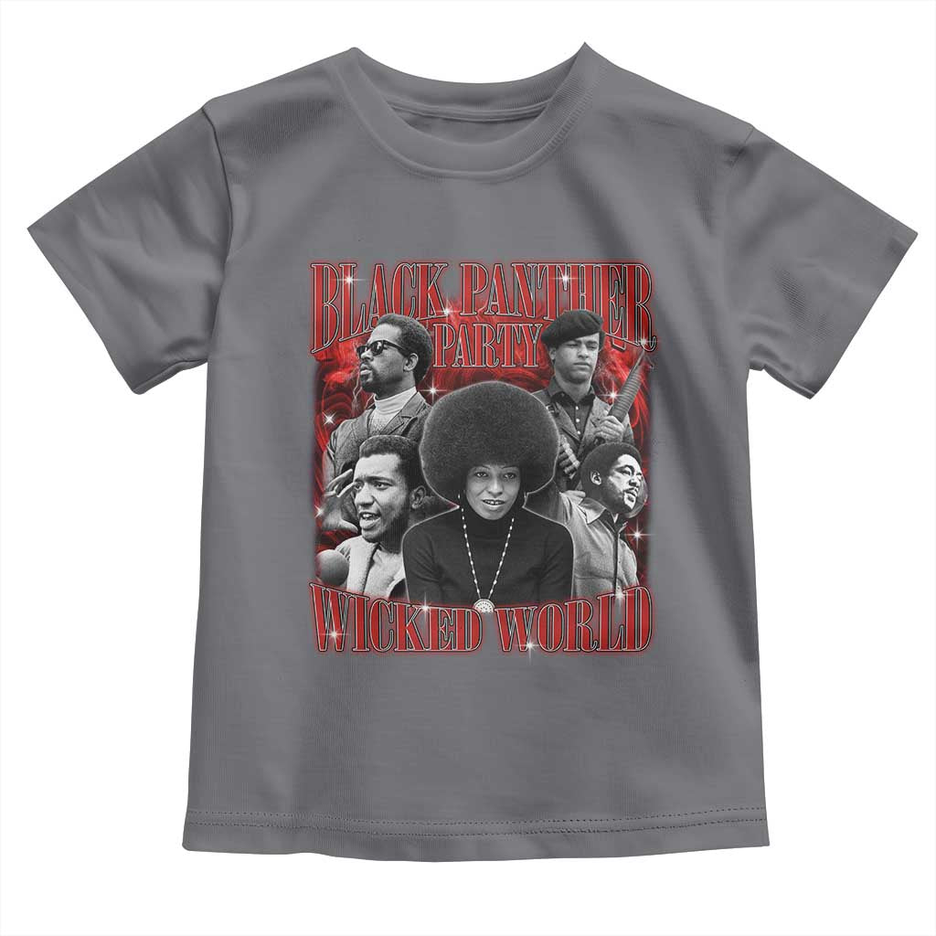 Black Panther Party Toddler T Shirt Black History Month - African Pride
