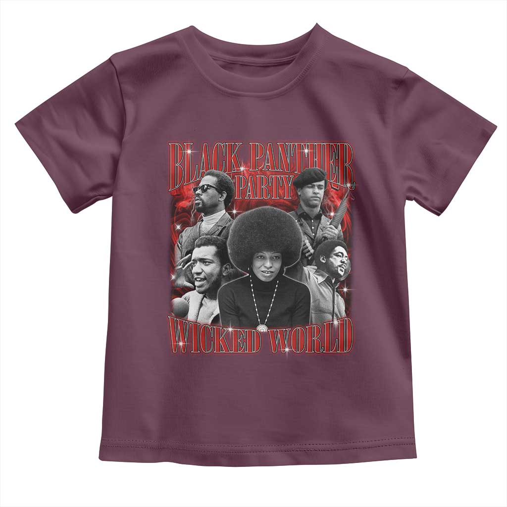 Black Panther Party Toddler T Shirt Black History Month - African Pride