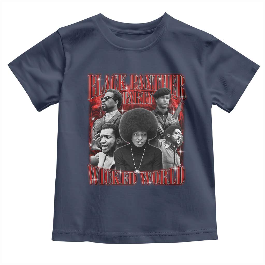 Black Panther Party Toddler T Shirt Black History Month - African Pride