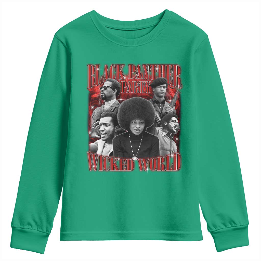 Black Panther Party Youth Sweatshirt Black History Month - African Pride