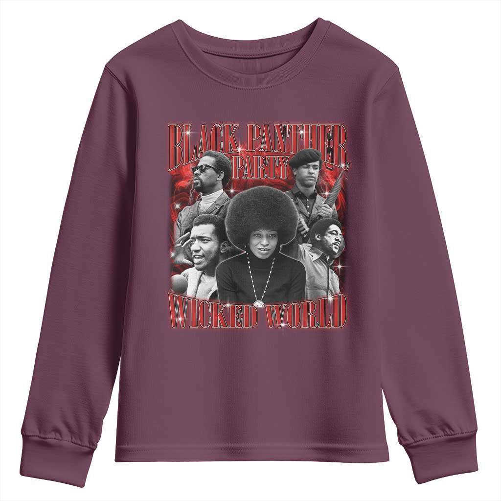 Black Panther Party Youth Sweatshirt Black History Month - African Pride