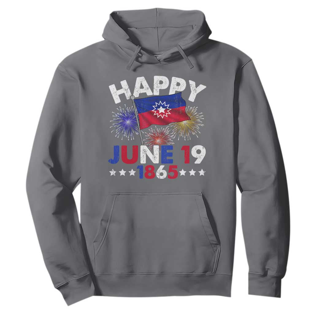 Juneteenth Flag Hoodie Black Freedom Black History June 19 1865 - African Pride