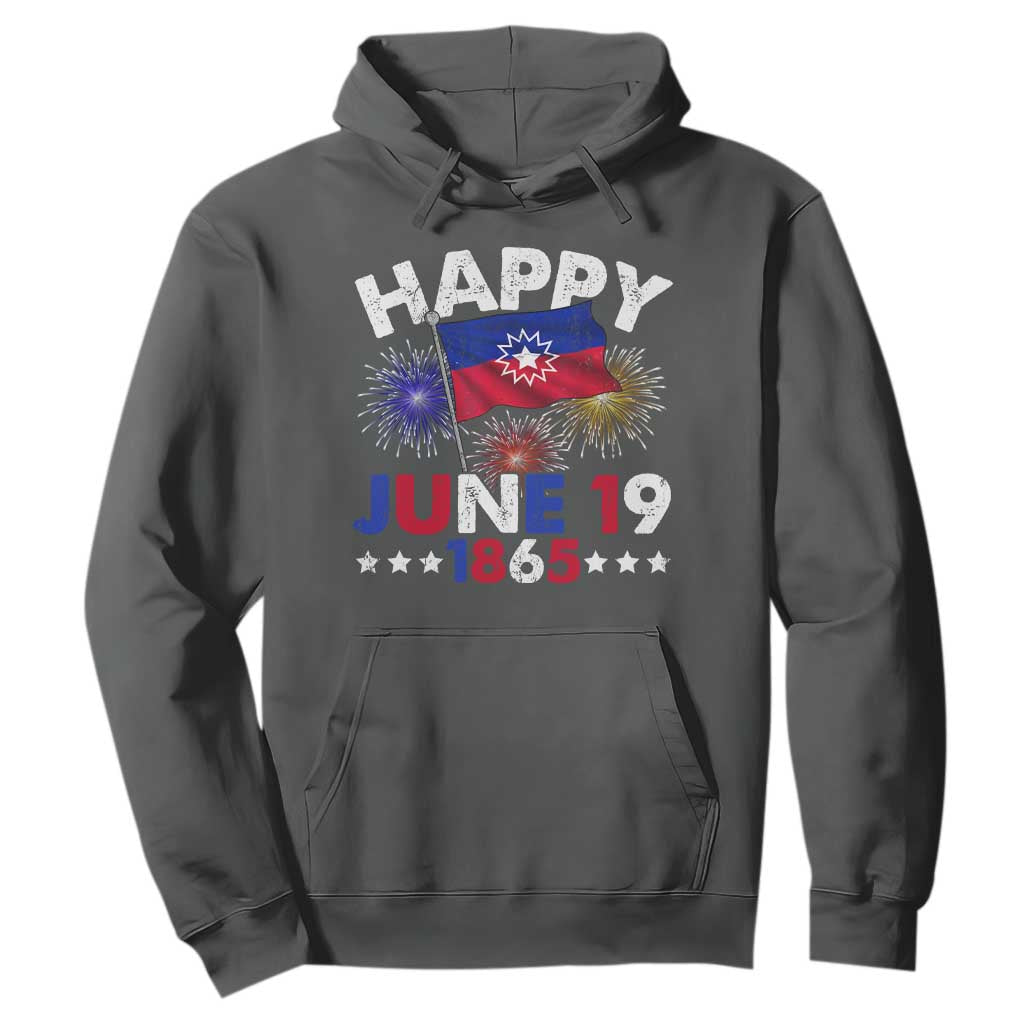 Juneteenth Flag Hoodie Black Freedom Black History June 19 1865 - African Pride