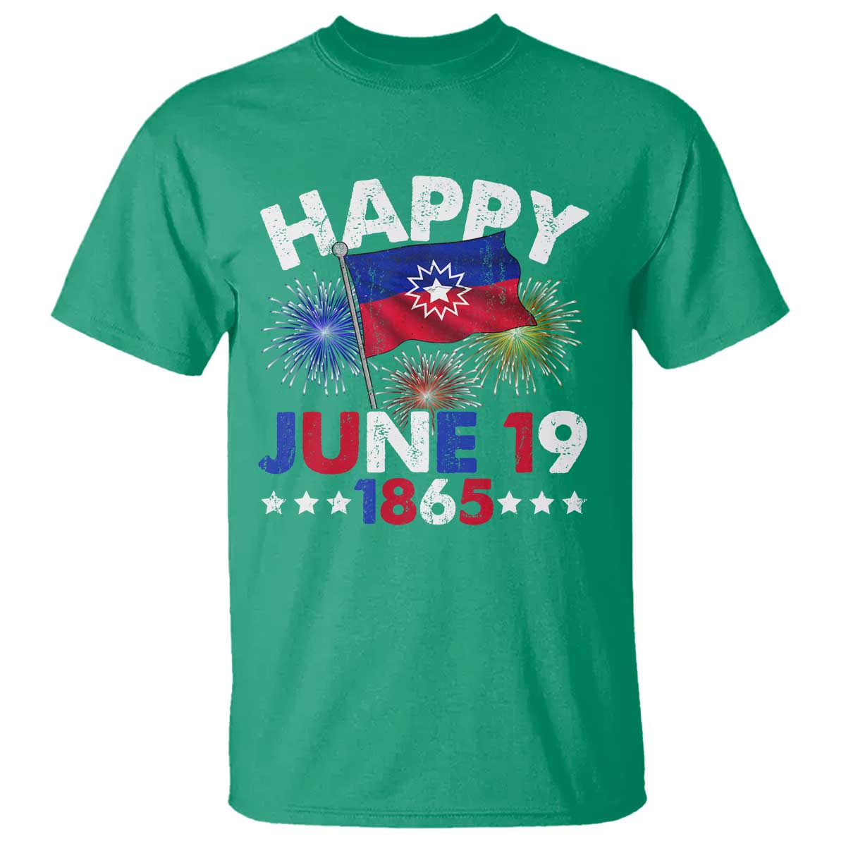Juneteenth Flag T Shirt Black Freedom Black History June 19 1865 - African Pride