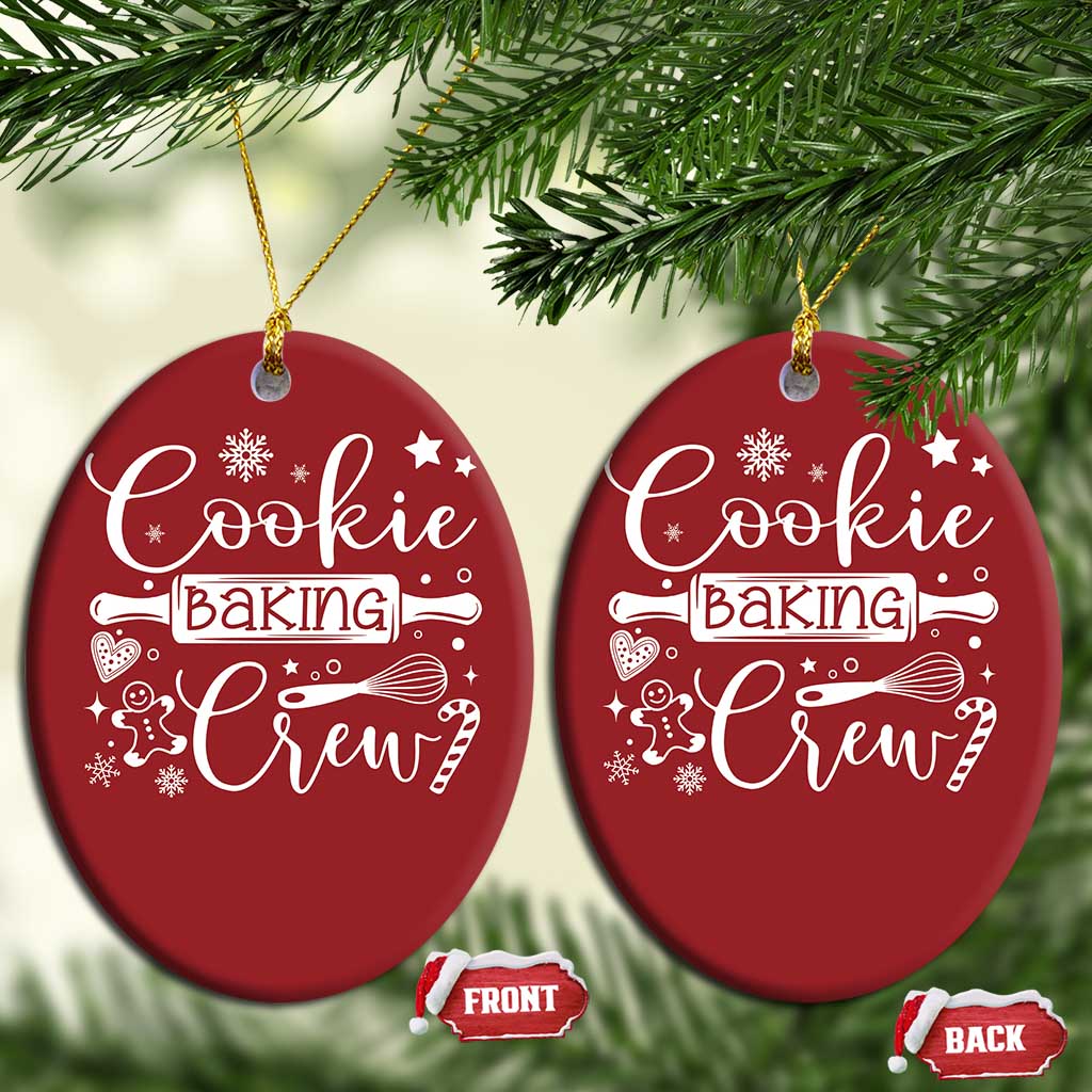 Family Baking Team Christmas Ornament Funny Cookie Christmas Cookie Baking Crew - African Pride