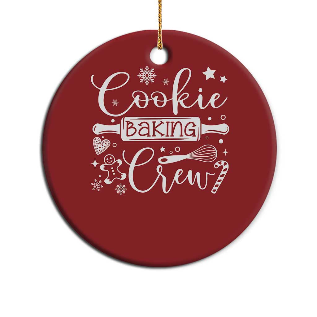 Family Baking Team Christmas Ornament Funny Cookie Christmas Cookie Baking Crew - African Pride