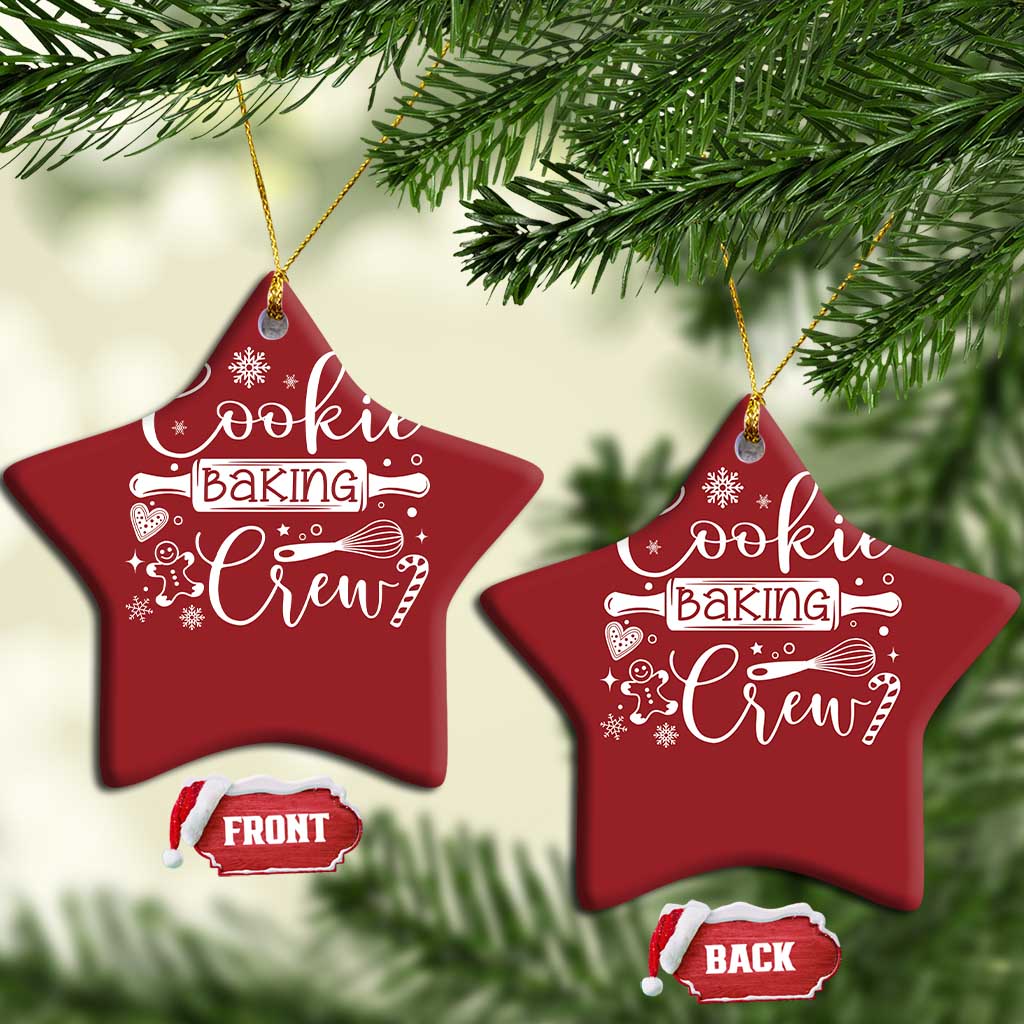 Family Baking Team Christmas Ornament Funny Cookie Christmas Cookie Baking Crew - African Pride