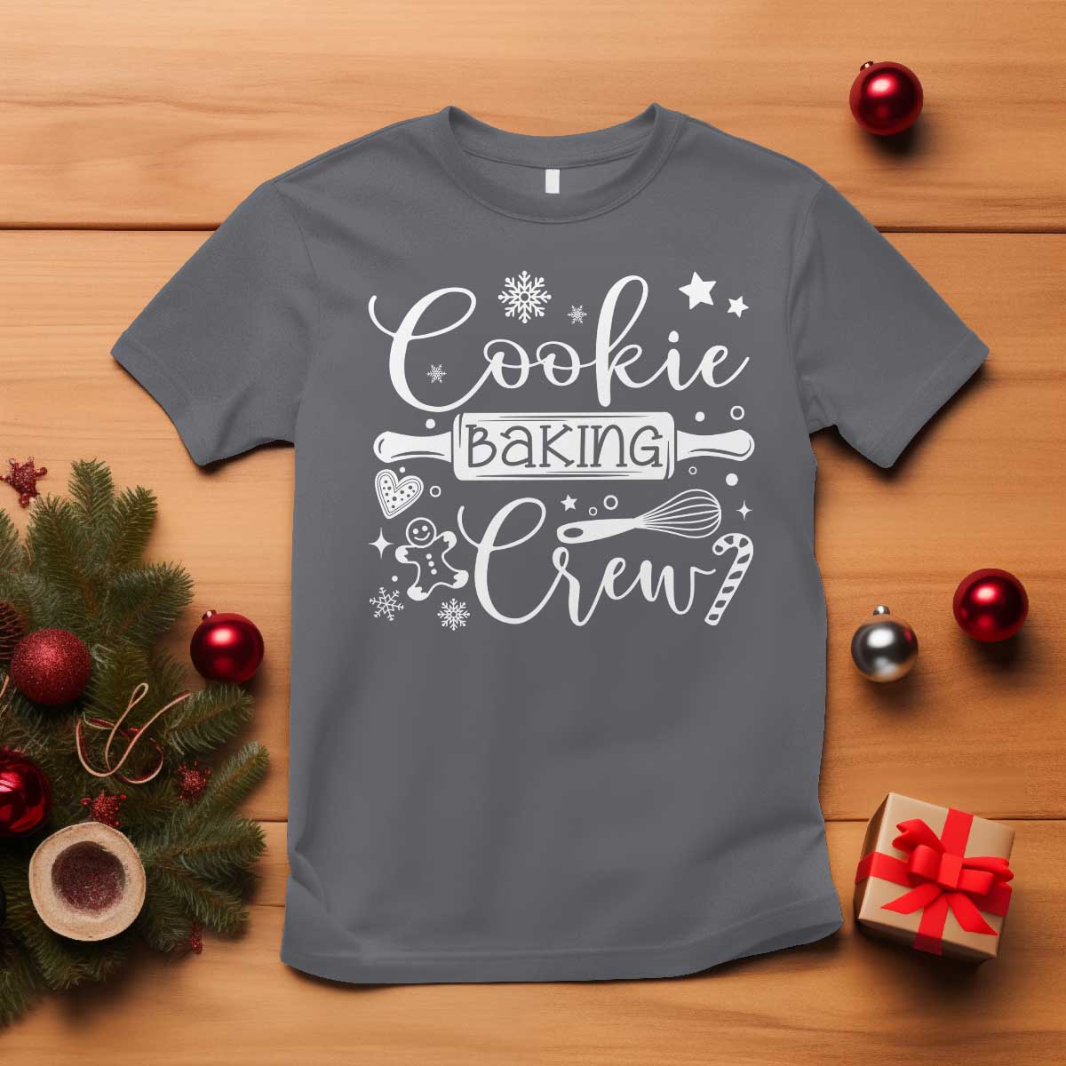 Family Baking Team T Shirt Funny Cookie Christmas Cookie Baking Crew - African Pride