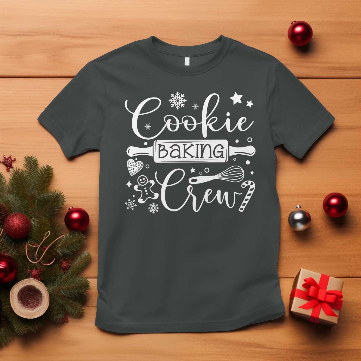 Family Baking Team T Shirt Funny Cookie Christmas Cookie Baking Crew - African Pride