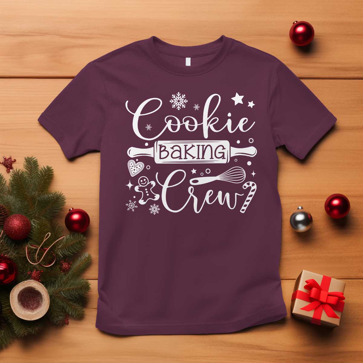 Family Baking Team T Shirt Funny Cookie Christmas Cookie Baking Crew - African Pride