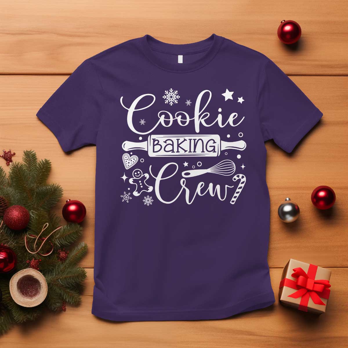 Family Baking Team T Shirt Funny Cookie Christmas Cookie Baking Crew - African Pride