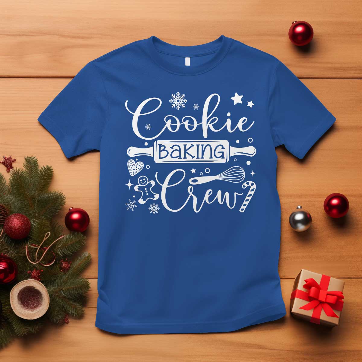 Family Baking Team T Shirt Funny Cookie Christmas Cookie Baking Crew - African Pride