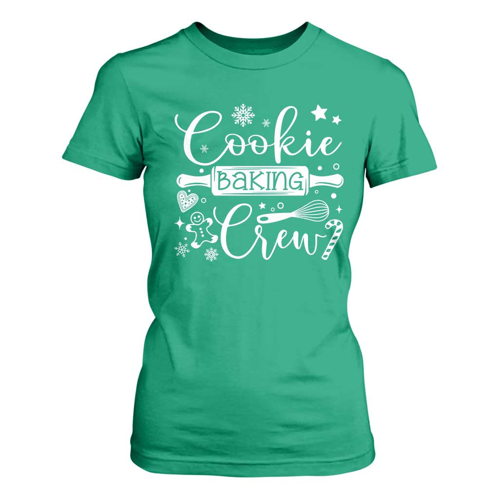 Family Baking Team T Shirt For Women Funny Cookie Christmas Cookie Baking Crew - African Pride