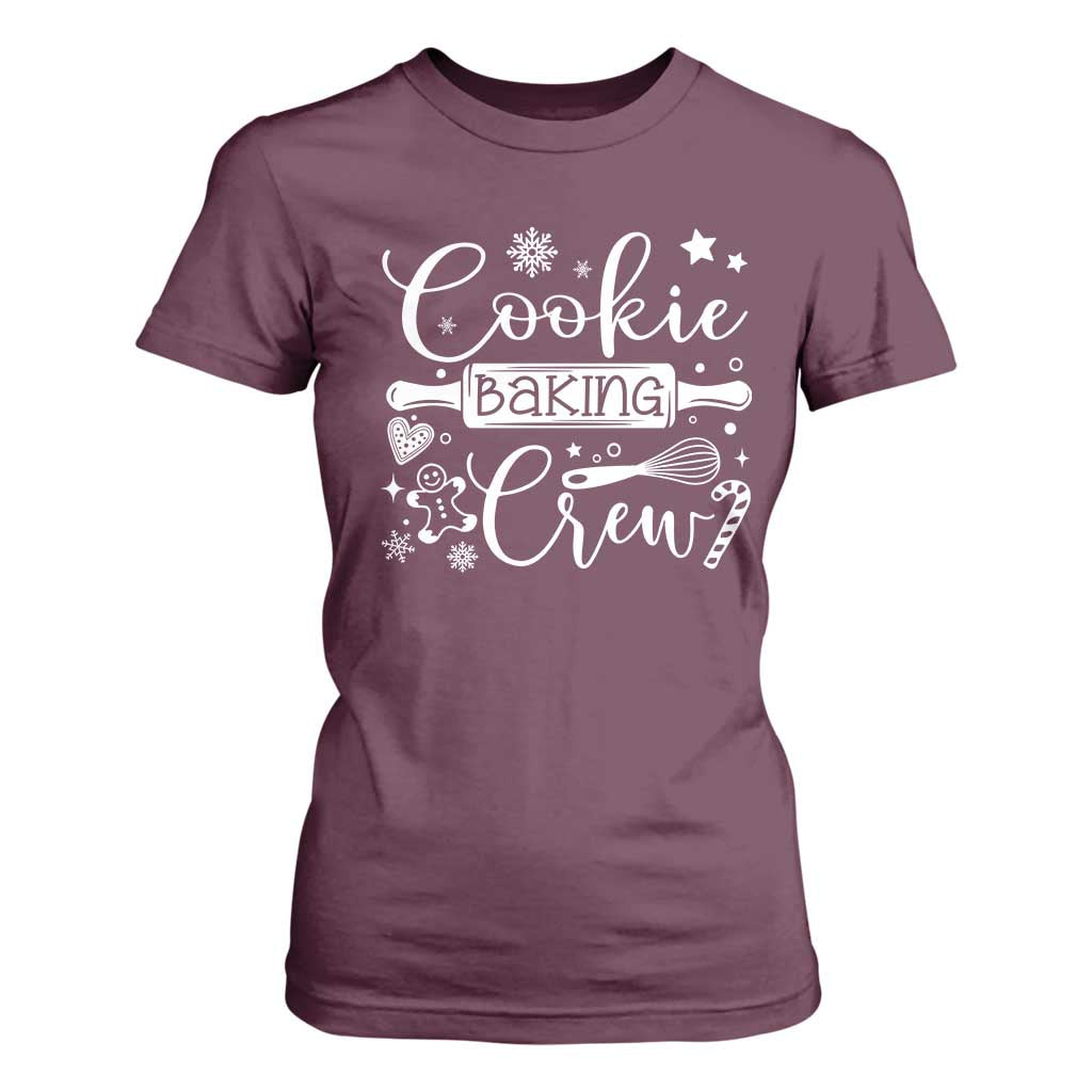 Family Baking Team T Shirt For Women Funny Cookie Christmas Cookie Baking Crew - African Pride