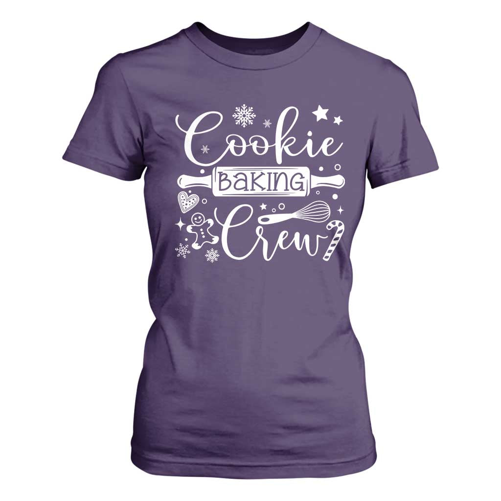 Family Baking Team T Shirt For Women Funny Cookie Christmas Cookie Baking Crew - African Pride