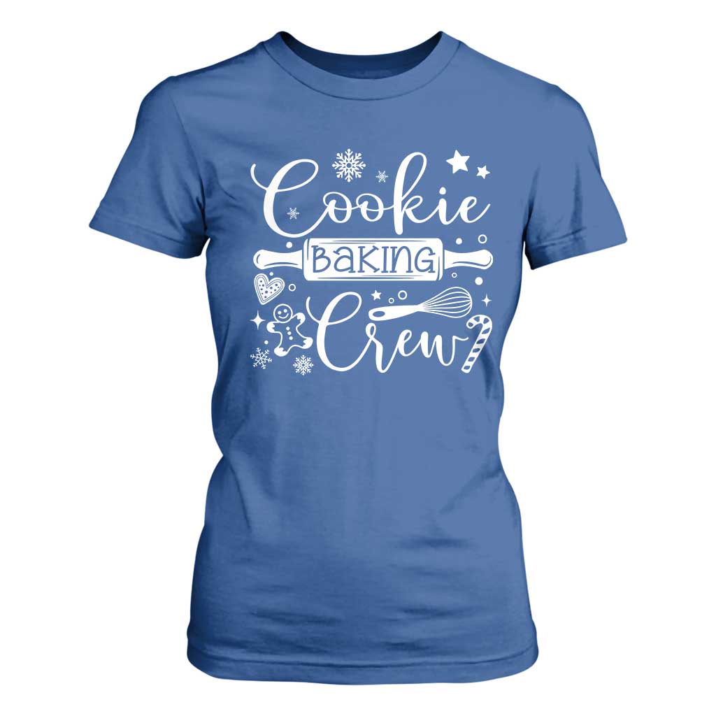 Family Baking Team T Shirt For Women Funny Cookie Christmas Cookie Baking Crew - African Pride