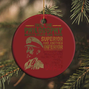 Haile Selassie Christmas Ornament War Speech Lion of Judah Rasta Jah Bless - African Pride