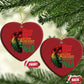 Lion of Judah Christmas Ornament Rasta Haile Selassie War Speech Jah Bless - African Pride