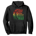 Lion of Judah Hoodie Rasta Haile Selassie War Speech Jah Bless - African Pride