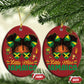 Little Miss Jamaica Christmas Ornament Proud Jamaican Afro Black Girls Jamaica Flag Pride - African Pride