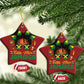 Little Miss Jamaica Christmas Ornament Proud Jamaican Afro Black Girls Jamaica Flag Pride - African Pride