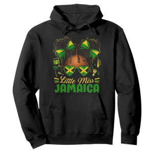 Little Miss Jamaica Hoodie Proud Jamaican Afro Black Girls Jamaica Flag Pride - African Pride