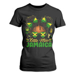 Little Miss Jamaica T Shirt For Women Proud Jamaican Afro Black Girls Jamaica Flag Pride - African Pride