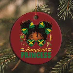 Jamaica Princess Christmas Ornament Proud Jamaican Afro Black Girls Jamaica Flag Pride - African Pride