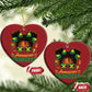 Jamaica Princess Christmas Ornament Proud Jamaican Afro Black Girls Jamaica Flag Pride - African Pride