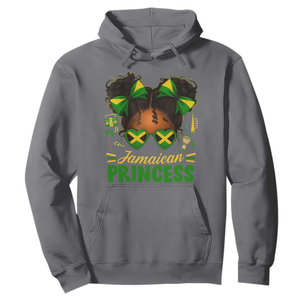 Jamaica Princess Hoodie Proud Jamaican Afro Black Girls Jamaica Flag Pride - African Pride