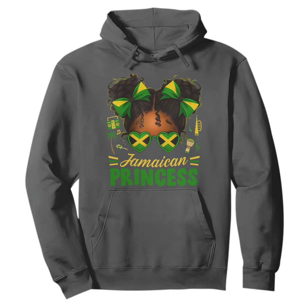 Jamaica Princess Hoodie Proud Jamaican Afro Black Girls Jamaica Flag Pride - African Pride