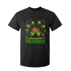 Jamaica Princess T Shirt For Kid Proud Jamaican Afro Black Girls Jamaica Flag Pride - African Pride