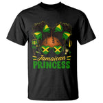Jamaica Princess T Shirt Proud Jamaican Afro Black Girls Jamaica Flag Pride - African Pride