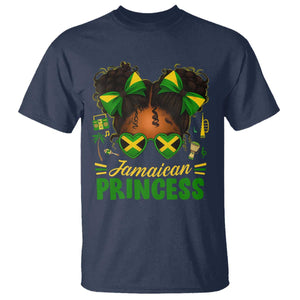 Jamaica Princess T Shirt Proud Jamaican Afro Black Girls Jamaica Flag Pride - African Pride
