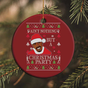 Funny Christmas Christmas Ornament Funny Ain't No Party Like a Diddy Party Ugly Xmas - African Pride