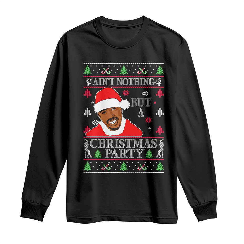 Funny Christmas Long Sleeve Shirt Funny Ain't No Party Like a Diddy Party Ugly Xmas - African Pride