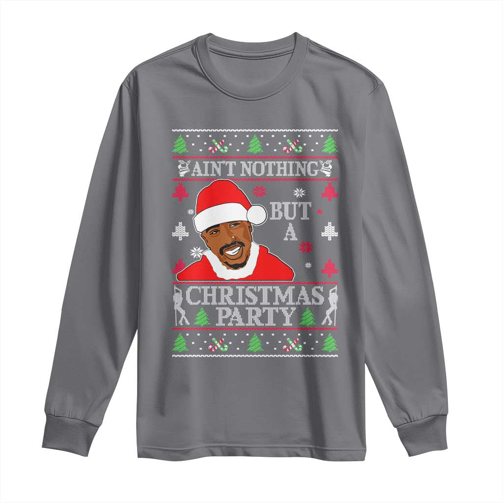 Funny Christmas Long Sleeve Shirt Funny Ain't No Party Like a Diddy Party Ugly Xmas - African Pride