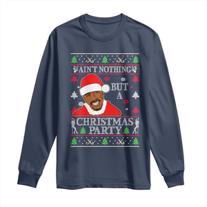 Funny Christmas Long Sleeve Shirt Funny Ain't No Party Like a Diddy Party Ugly Xmas - African Pride