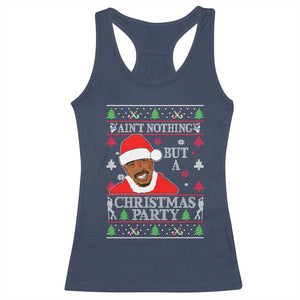 Funny Christmas Racerback Tank Top Funny Ain't No Party Like a Diddy Party Ugly Xmas - African Pride